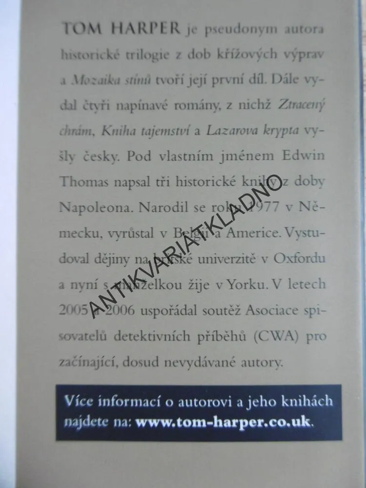MOZAIKA STÍNŮ, TOM HARPER
