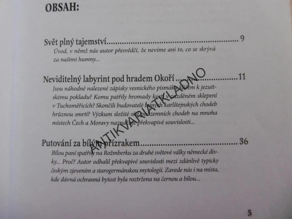 NEUVĚŘITELNÉ JEVY A PODIVUHODNÉ BYTOSTI, OTOMAR DVOŘÁK, **an