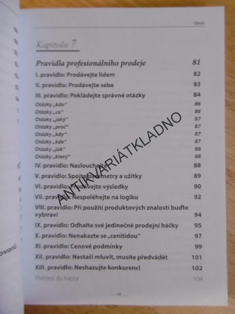 PRODEJEM K VÍTĚZSTVÍ, RICHARD DENNY
