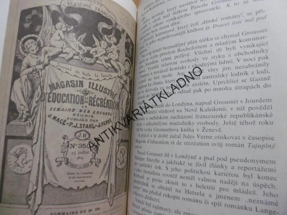 SNÍLEK JULES VERNE, **an