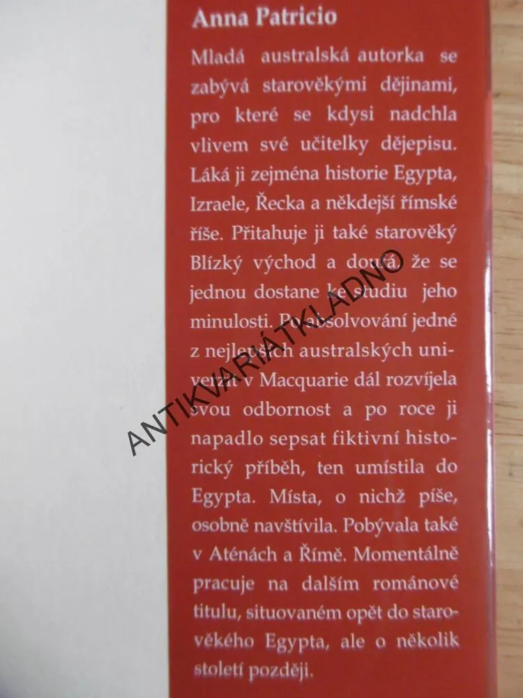 OTROKYNĚ OD NILU, ANNA PATRICIO, **an