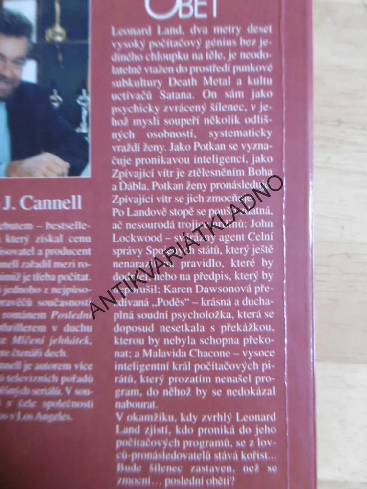 POSLEDNÍ OBĚŤ, STEPHEN J. CANNELL