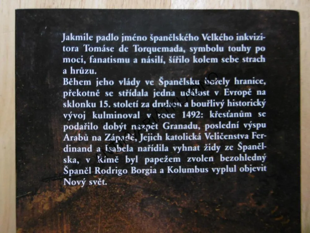 INKVIZITOR, SYMBOL STRACHU A HRŮZY, SIEGFRIED OBERMEIER, **an