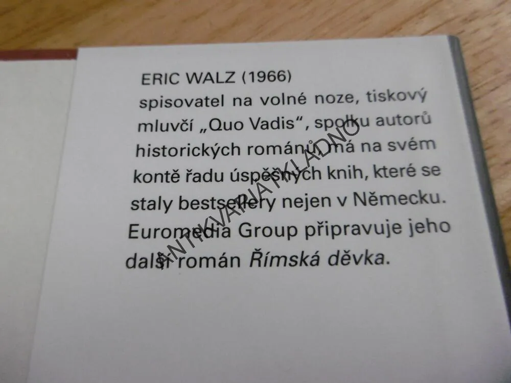 ZÁVOJE PRINCEZNY SALOME, ERIC WALZ