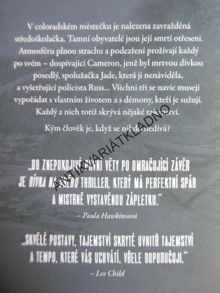 DÍVKA NA SNĚHU, DANYA KUKAFKA, **an