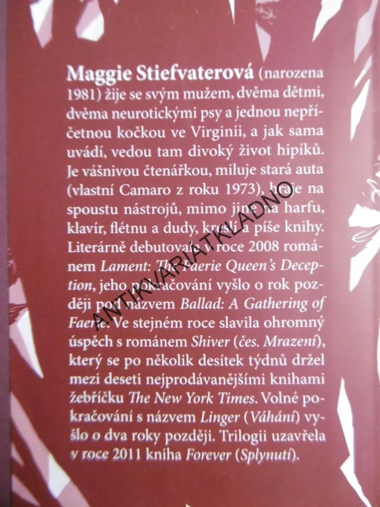 SPLYNUTÍ, MAGGIE STIEFVATEROVÁ