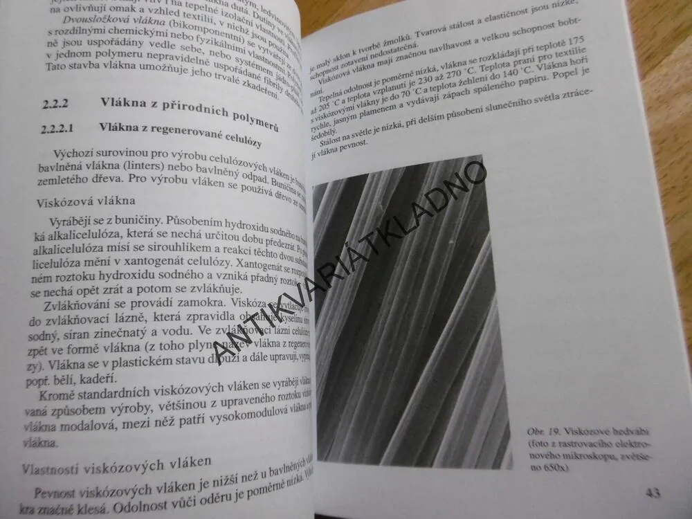 ODĚVNÍ MATERIÁLY, KOZLOVSKÁ, BOHANESOVÁ