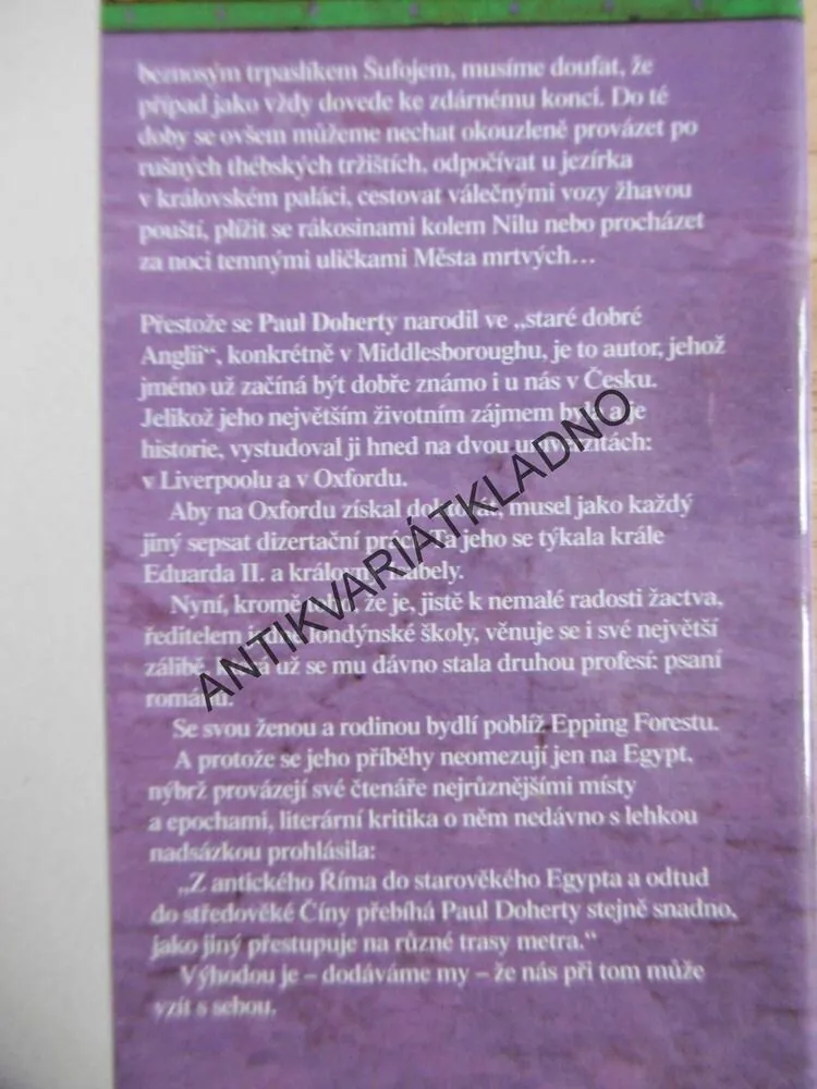SETOVI ZABIJÁCI, PAUL DOHERTY, **an