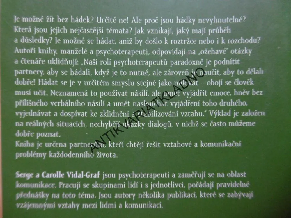 JAK SE DOBŘE POHÁDAT S PARTNEREM... ANEB O SPRÁVNÉM VYUŽITÍ ZDRAVÉ HÁDKY, **an