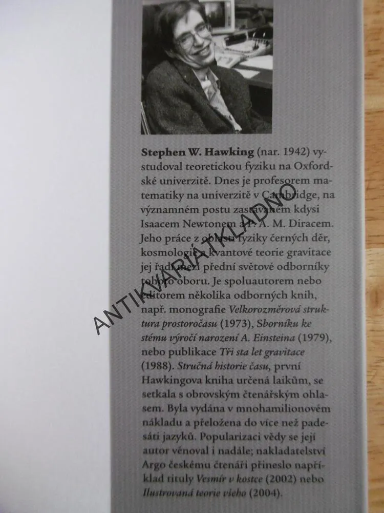 STRUČNÁ HISTORIE ČASU, STEPHEN W. HAWKING, **an