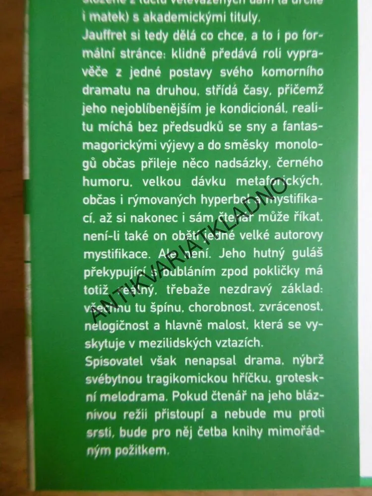 BLÁZINEC, RÉGIS JAUFFRET, **an 