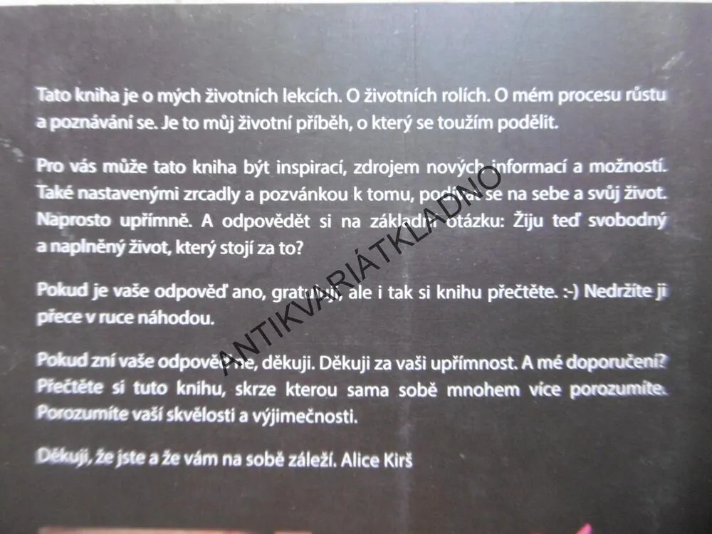 17 TVÁŘÍ ŽENY, ALICE KIRŠ, **an