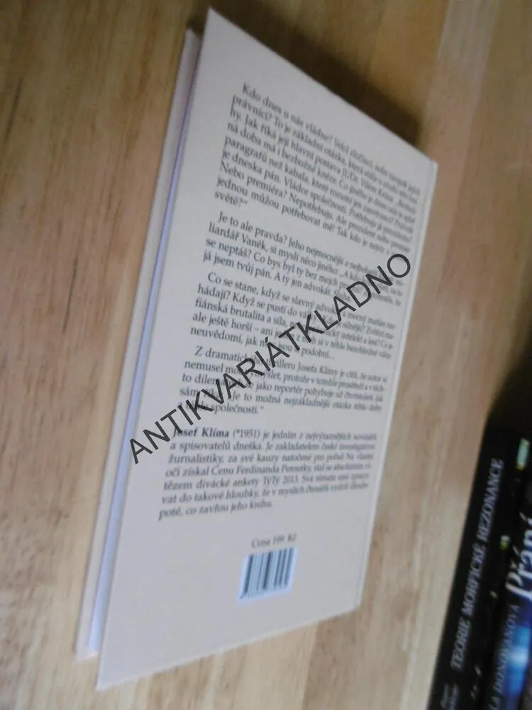 ADVOKÁT A JEHO PÁN, JOSEF KLÍMA, **an
