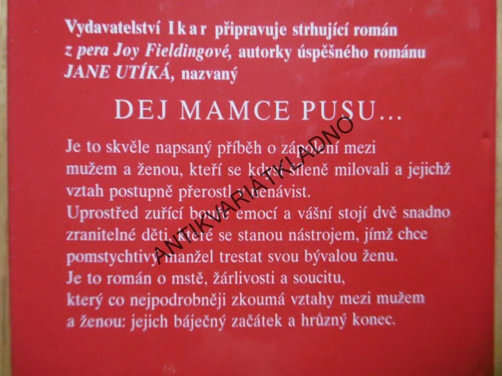 Z LÁSKY K DÍTĚTI, BETTY MAHMOODYOVÁ, DUNCHOCK, **an