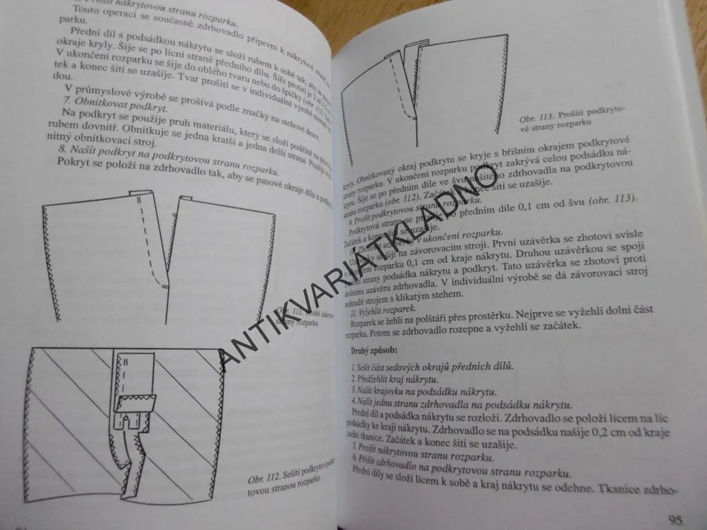 ODĚVNÍ TECHNOLOGIE, 1., VELÍKOVÁ