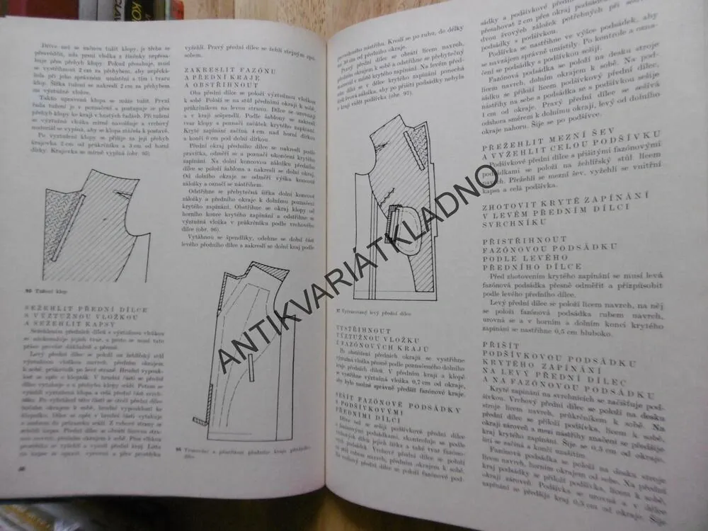 ODĚVNÍ TECHNOLOGIE, PRO 3.ROČ. SOU UČEBNÍ OBOR KREJČÍ,