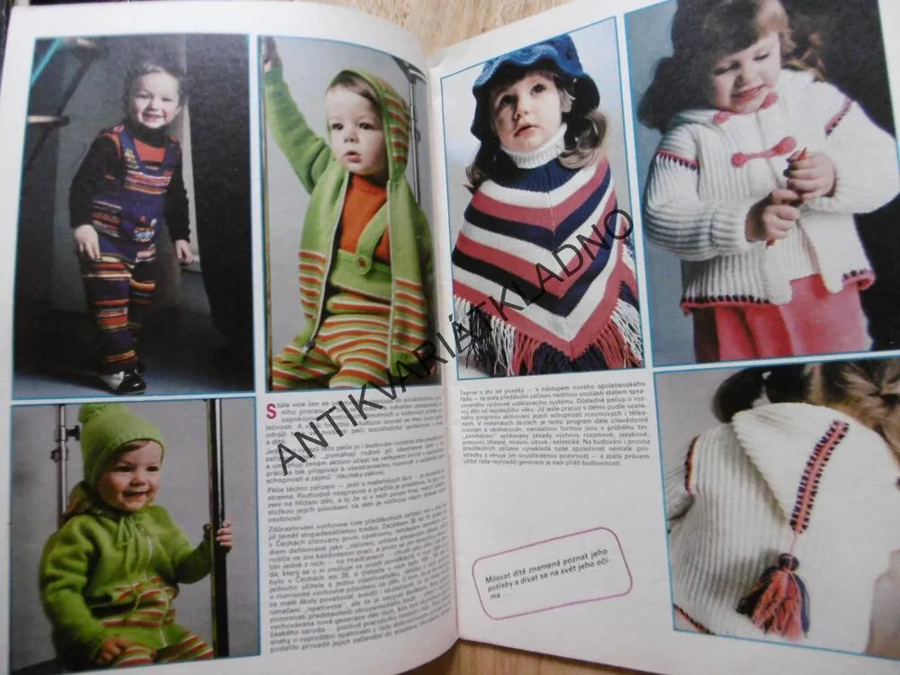 SVĚT NAŠICH DĚTÍ, MONA 1978, RETRO, NÁVRHÁŘSTVÍ