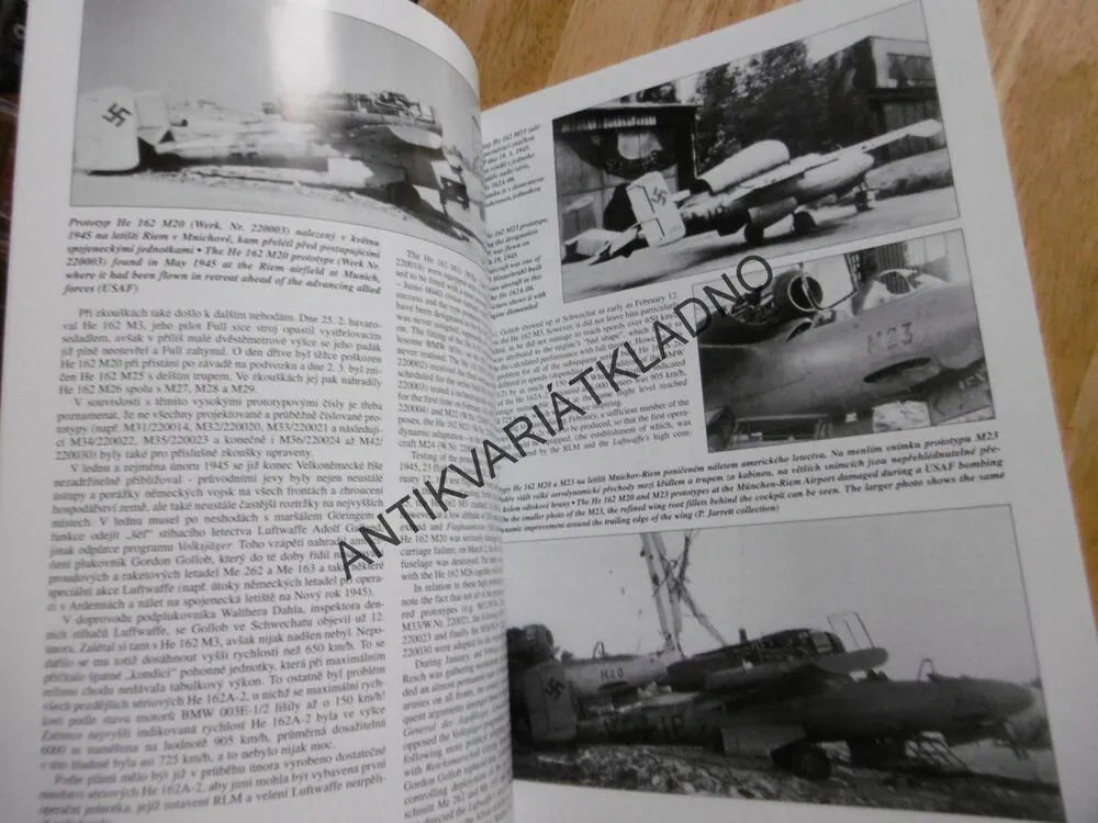 HENSCHEL HE 162 SPATZ, LETADLO, 