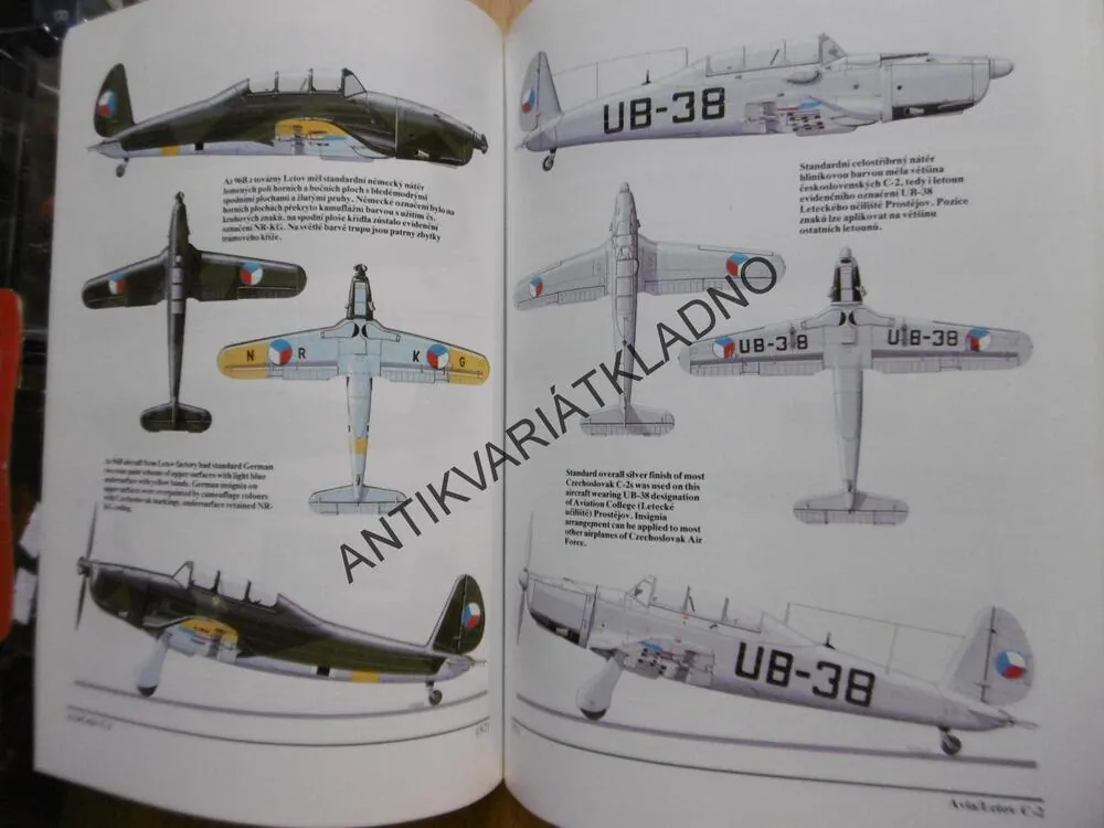 ILUSTROVANÁ HISTORIE LETECTVÍ, AVIA/LETOV, AERO, HAVILLAND, HURT, KUČERA, CHALAS, **an