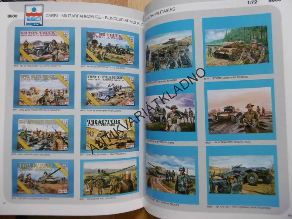 ESCI-EETL PLASTIC HOBBY KITS ITALY 1990, KATALOG