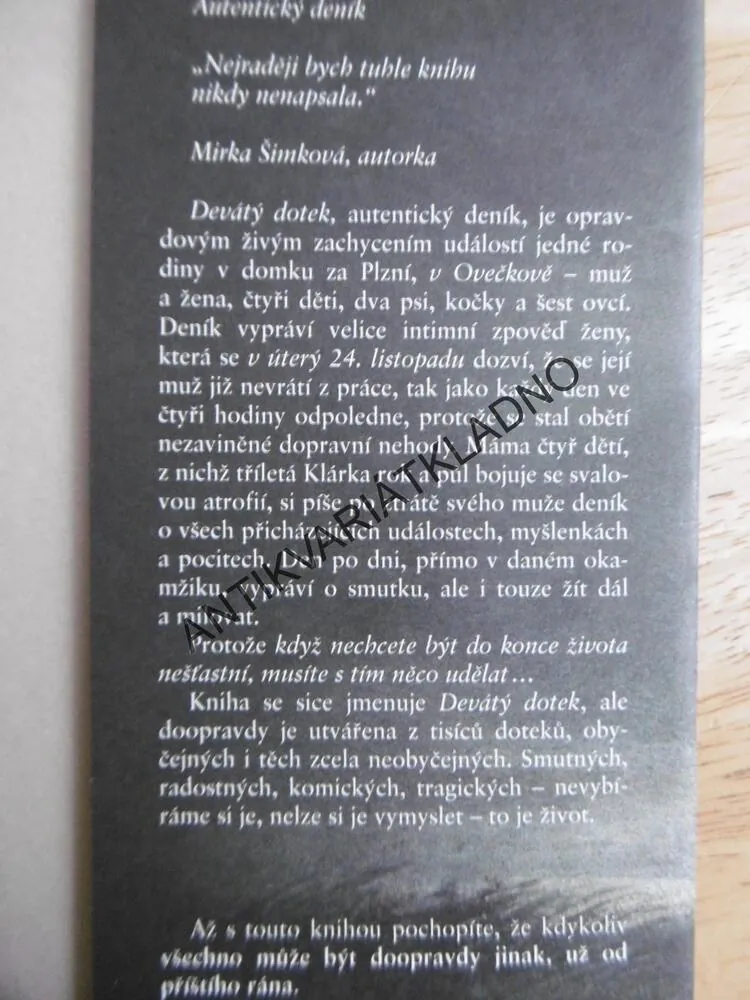 DEVÁTÝ DOTEK, MIRKA ŠIMKOVÁ