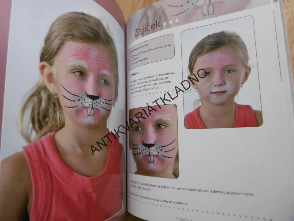 MALOVÁNÍ NA OBLIČEJ PRO DĚTI I DOSPĚLÉ, VÝTVARNÉ TECHNIKY, BRÝDOVÁ, **an