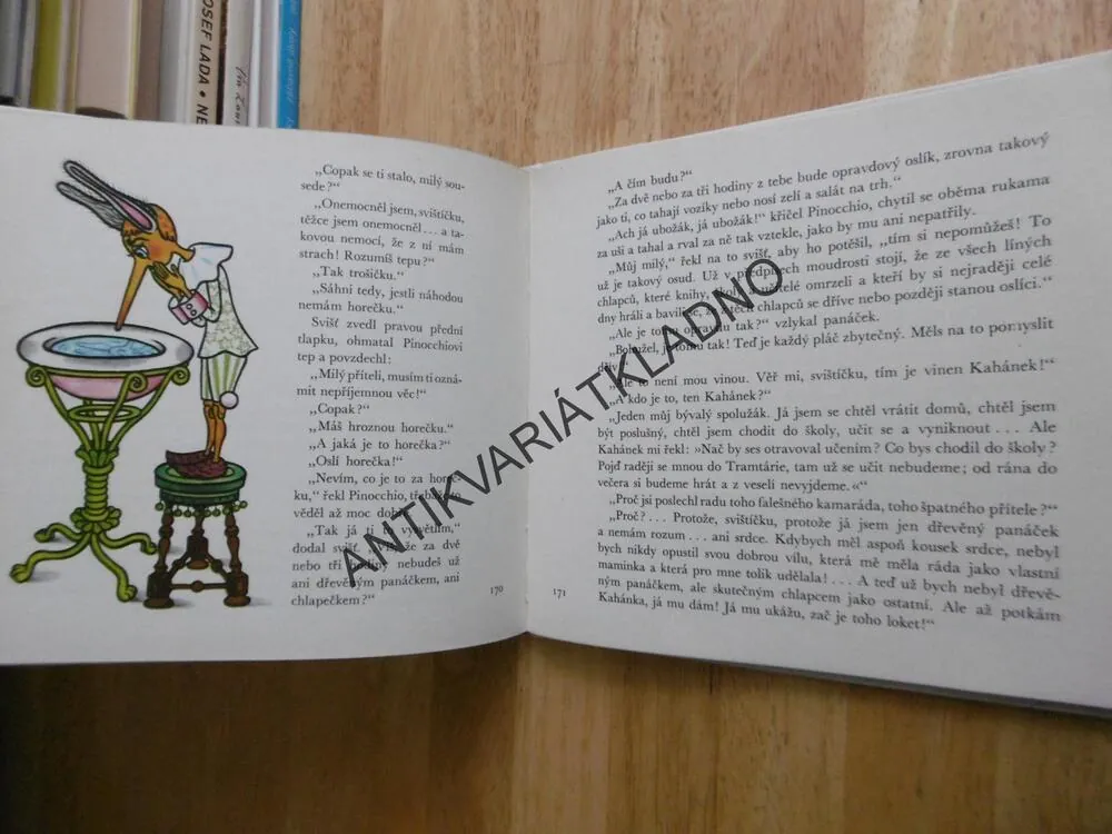 PINOCCHIOVA DOBRODRUŽSTVÍ, CARLO COLLODI, ZMATLÍKOVÁ, JISKŘIČKY, **an