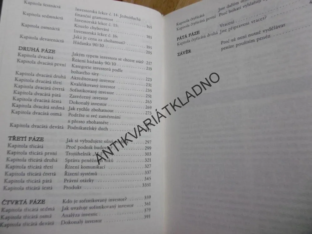 BOHATÝ TÁTA RADÍ JAK INVESTOVAT, KIYOSAKI, **an