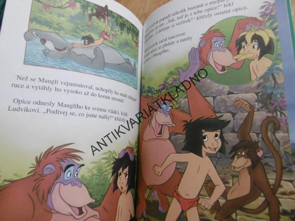 KNIHA DŽUNGLÍ, WALT DISNEY, **an