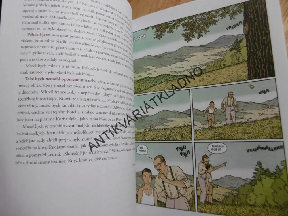 DĚTSTVÍ, KOMIKSOVÝ ROMÁN ZE STALINISTICKÉ PRAHY, JONÁŠ FINK, KOMIKS, **an