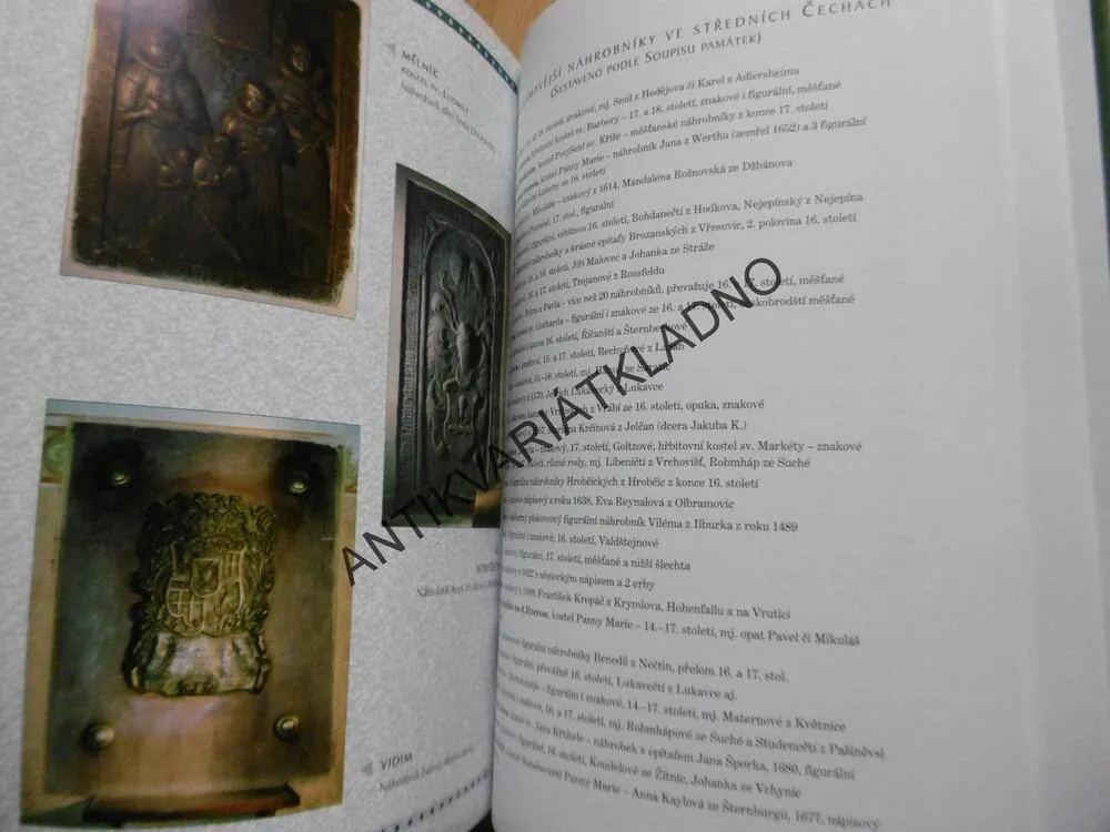 HISTORICKÉ NÁHROBNÍKY A EPITAFY MĚLNICKA, KILIÁN, MĚLNÍK