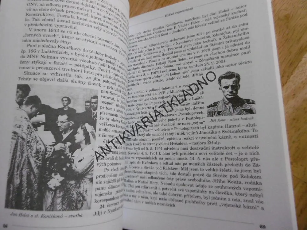 HOŘKÉ VZPOMÍNÁNÍ III, ZE VZPOMÍNEK PÉTÉPÁKŮ, PTP, KLADNO, KOMÁRNO. MOST, KOLÍN, AJ.