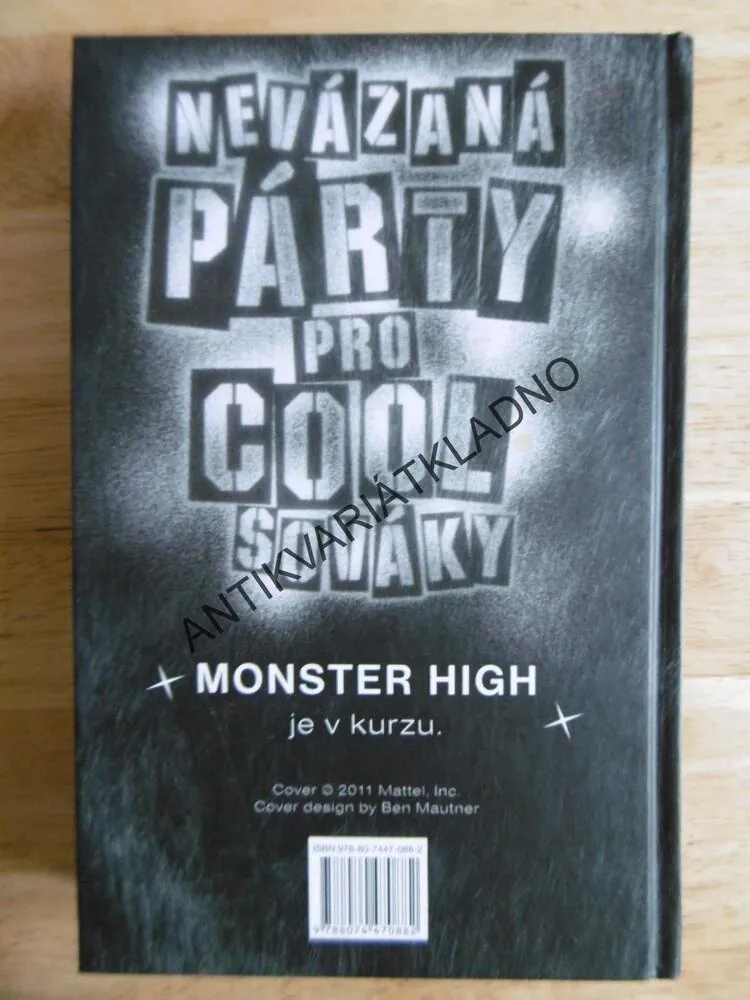 MONSTER HIGH 3.,KDE JE VLK, TAM JE HRA, LISI HARRISONOVÁ, **an