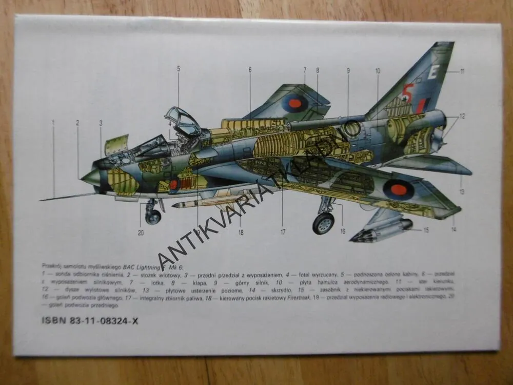SAMOLOT MYSLIWSKI BAC LIGHTNING, POLSKY, SEŠIT Č.162