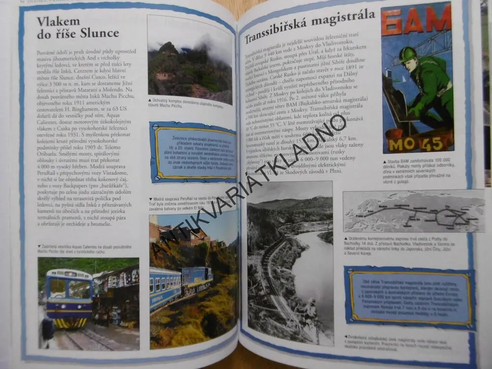 100 NEJVĚTŠÍCH ZAJÍMAVOSTÍ O ŽELEZNICI, ŽELEZNICE, **an