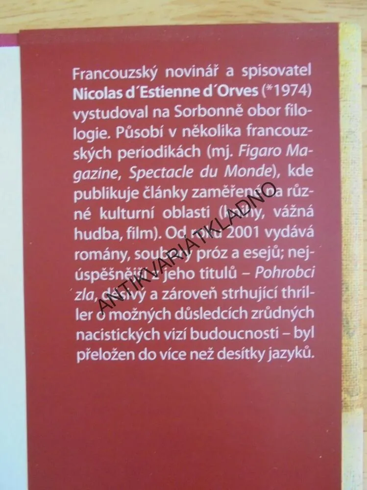 POHROBCI ZLA, D´ESTIENNE D´ORVES, **an