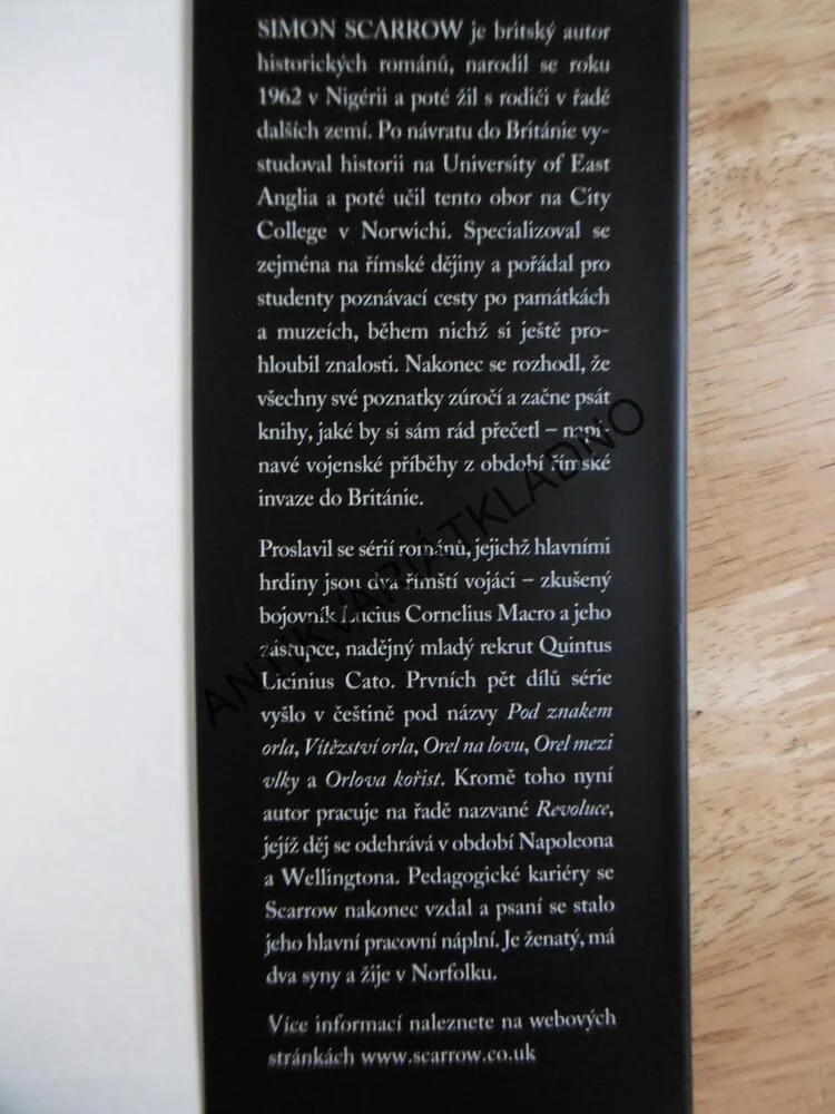 ORLOVO PROROCTVÍ, SIMON SCARROW, **an