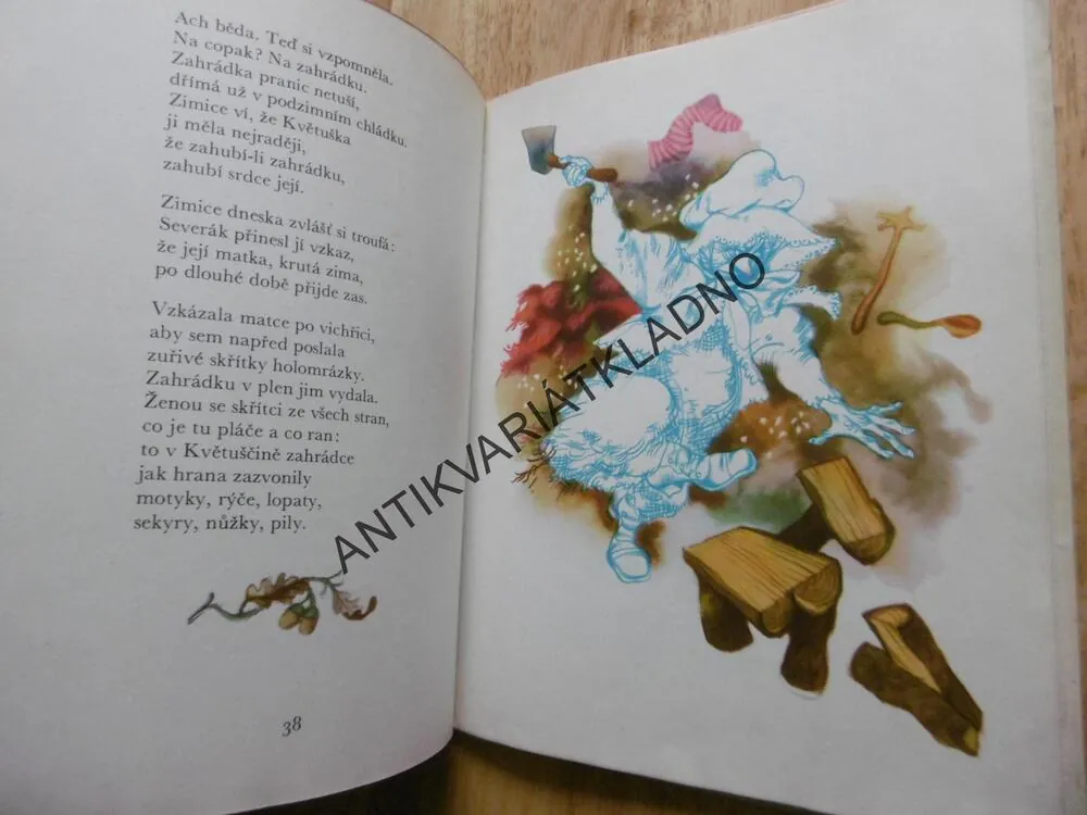 POHÁDKA O KVĚTUŠČE, FRANTIŠEK HRUBÍN, JIŘÍ TRNKA, 1972, **an