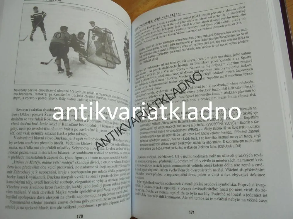 ZAPŘENÉ GENERACE, OBĚTOVANÍ ŠAMPIONI, HOKEJ, MACKŮ, **an