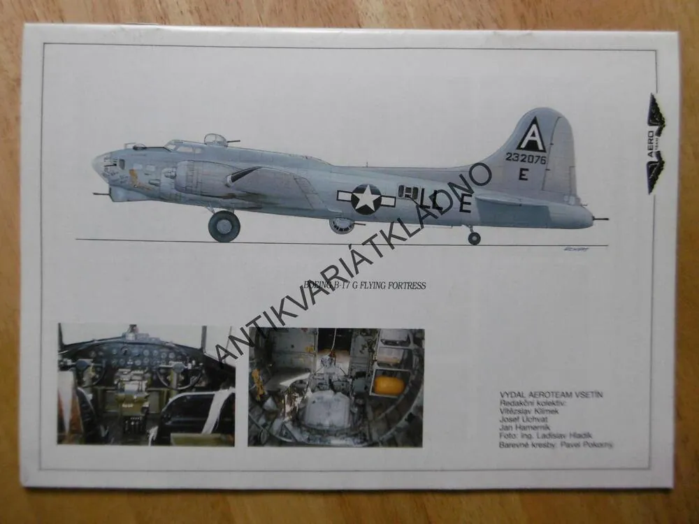 BOEING B-17, AERO TEAM 7., PRO MODELÁŘE, LETADLO,