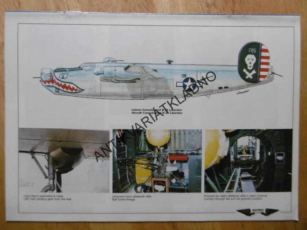 CONSOLIDATED B-24 LEBERATOR, AERO TEAM 8., PRO MODELÁŘE, LETADLO,