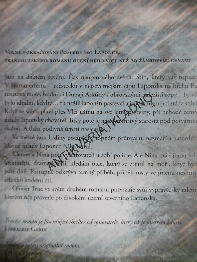 VLČÍ ÚŽINA, OLIVIER TRUC, **an