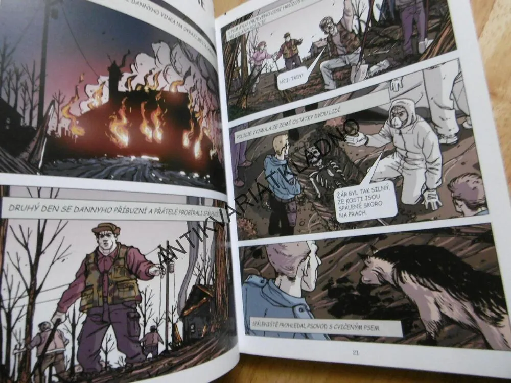 KRIMINALISTIKA V KOMIKSECH, 9 PŘÍPADŮ, KOMIKS, **an