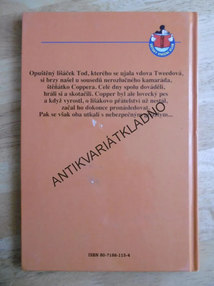 LIŠÁK A PES, WALT DISNEY, **an