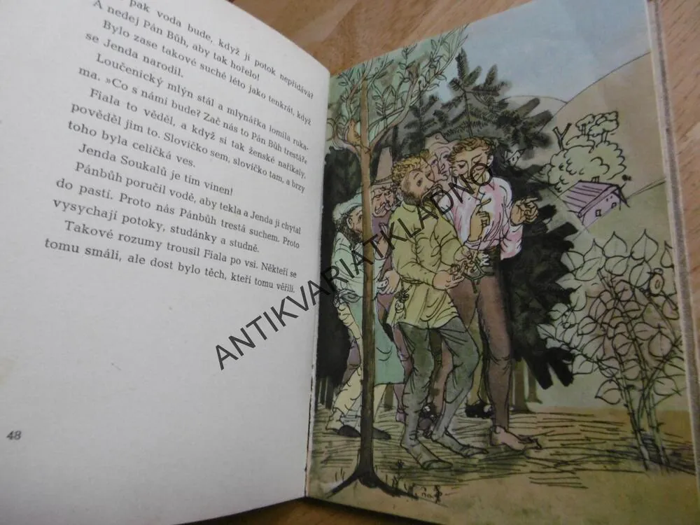 POHÁDKA O VTIPNÉ KAŠI, JAROSLAV HLOUŠEK, 1942, **an