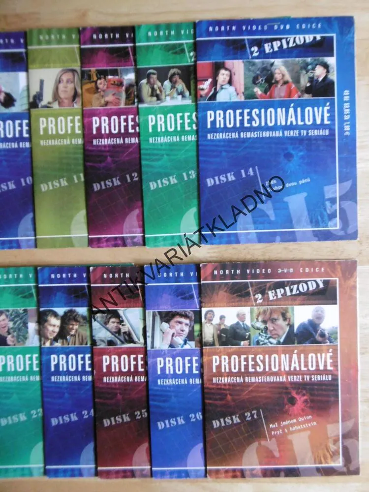 PROFESIONÁLOVÉ, 1-27., DVD FILM SERIÁL, STAV  A1 !!!