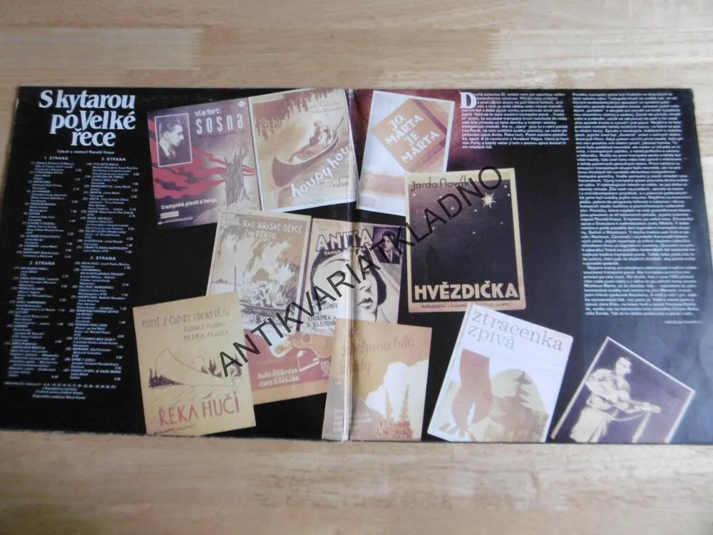 S KYTAROU PO VELKÉ ŘECE, WESTMENI, KTO, SETLEŘI, ČERVÁNEK, RACKOVÉ, MUSTANGOVÉ, 2 X LP