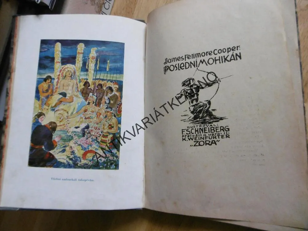 POSLEDNÍ MOHYKÁN, J.F.COOPER, SCHNEIBERG, 1930, **an