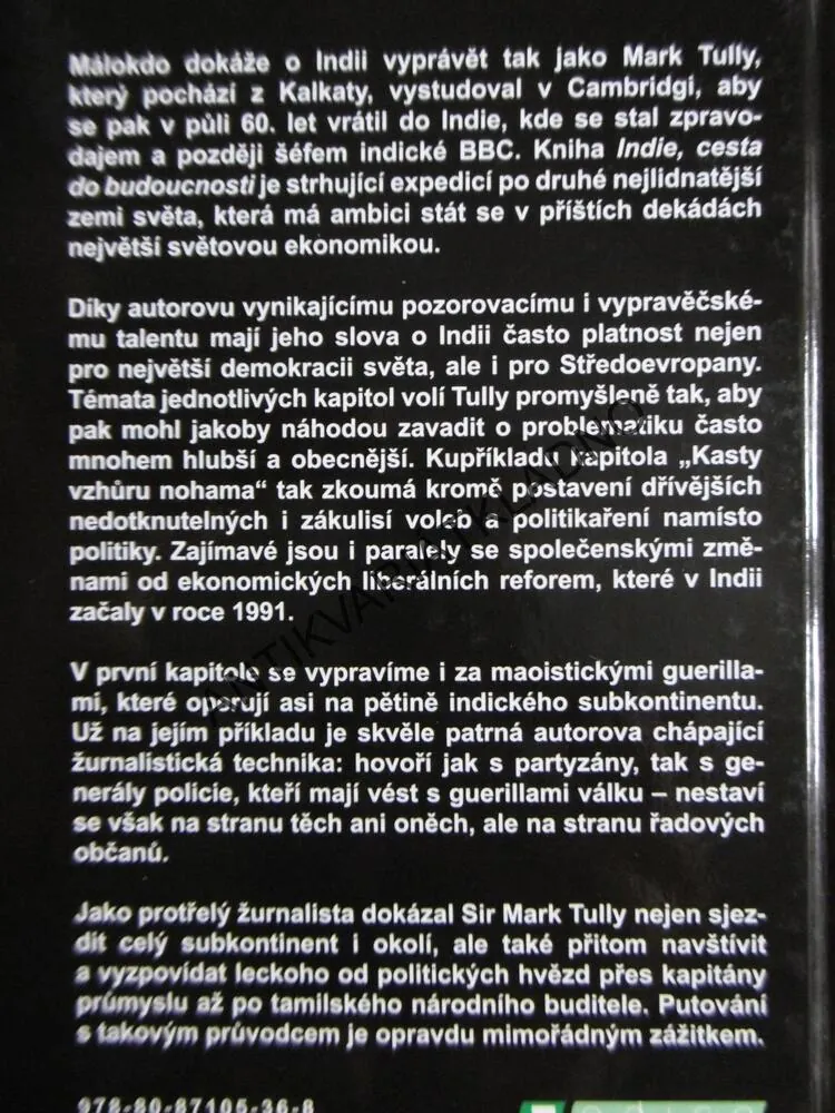 INDIE, CESTA DO BUDOUCNOSTI, MARK TULLY, 