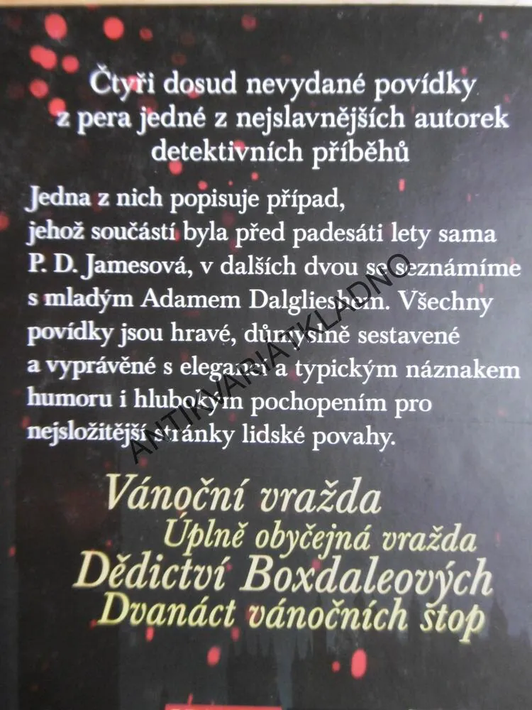 VÁNOČNÍ VRAŽDA A JINÉ POVÍDKY, P.D.JAMESOVÁ